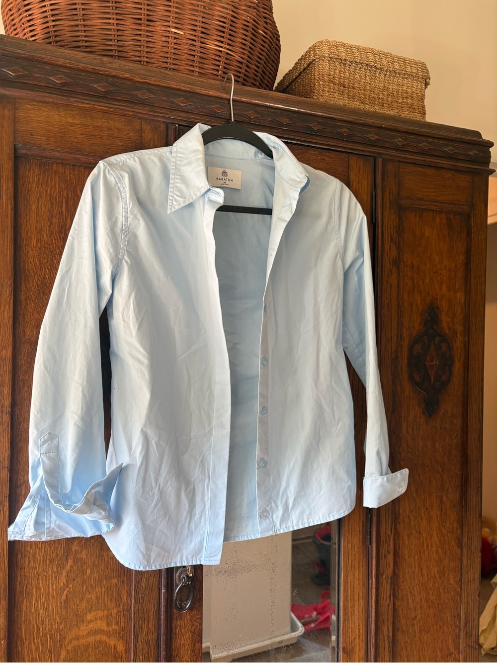Aritzia babaton button down top